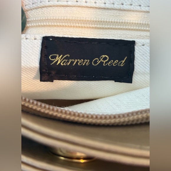 Vintage Warren Reed shoulder bag with gold bead accents in excellent condition! - Picture 9 of 12